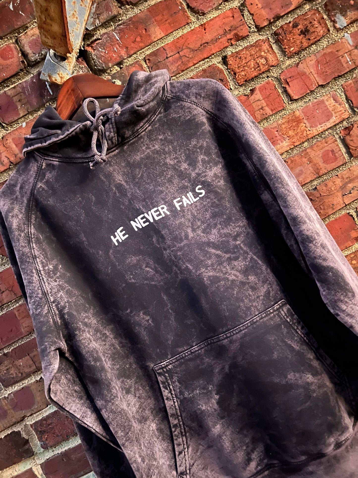 He Never Fails Hoodie