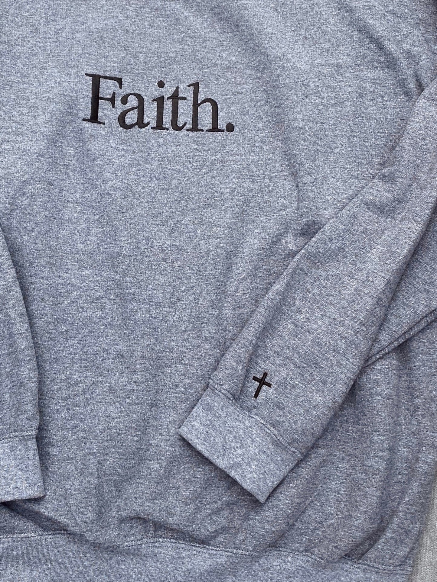 Faith Embroidered Sweatshirt