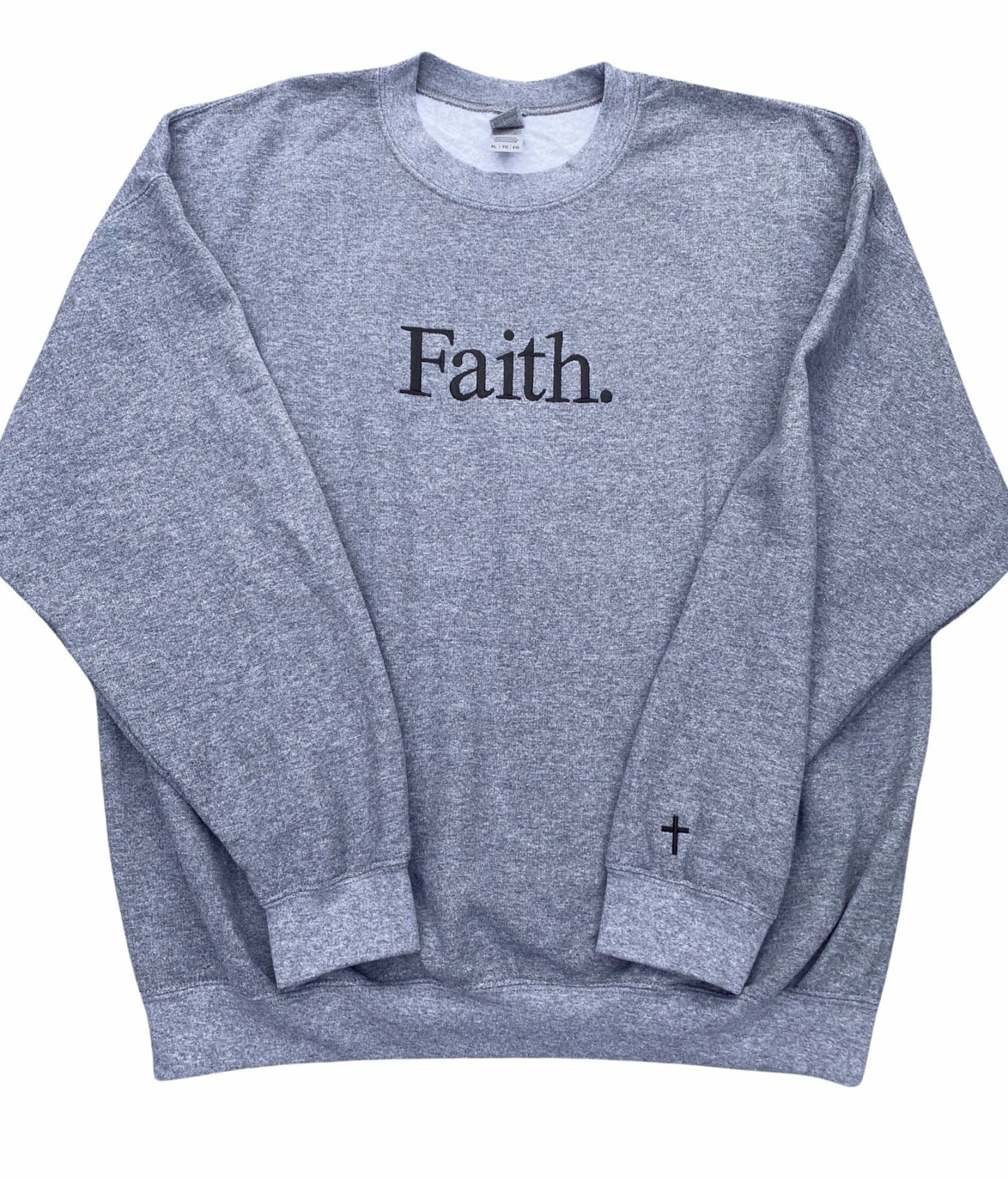 Faith Embroidered Sweatshirt