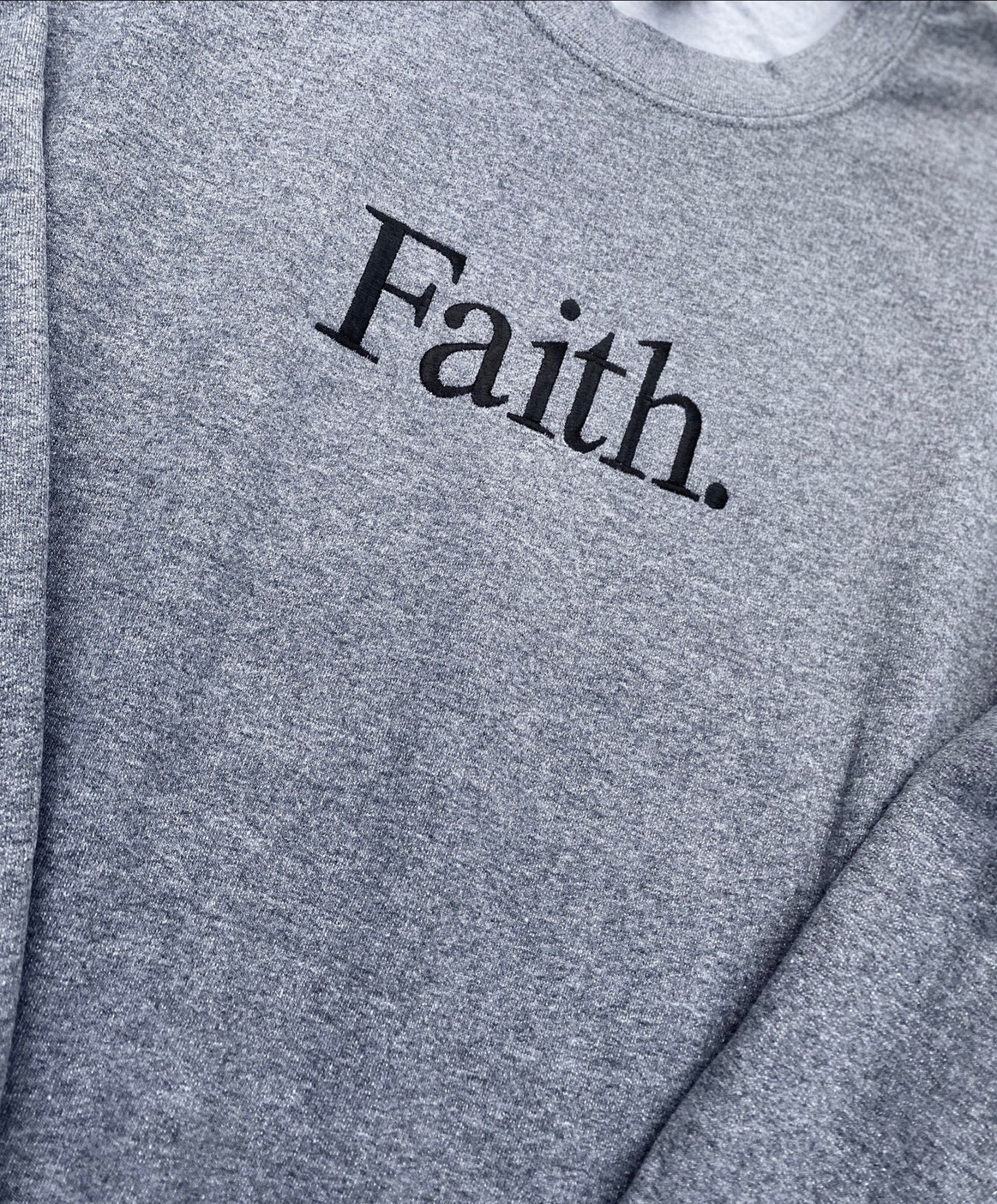 Faith Embroidered Sweatshirt