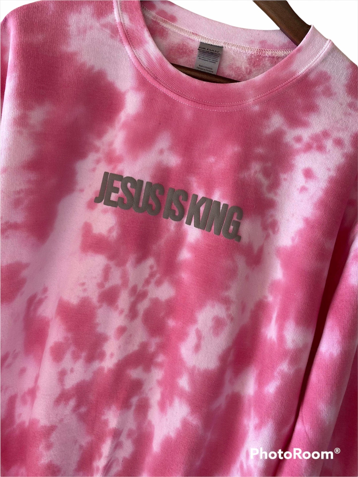 Jesus Is King Tie Dyed Sweatshirt