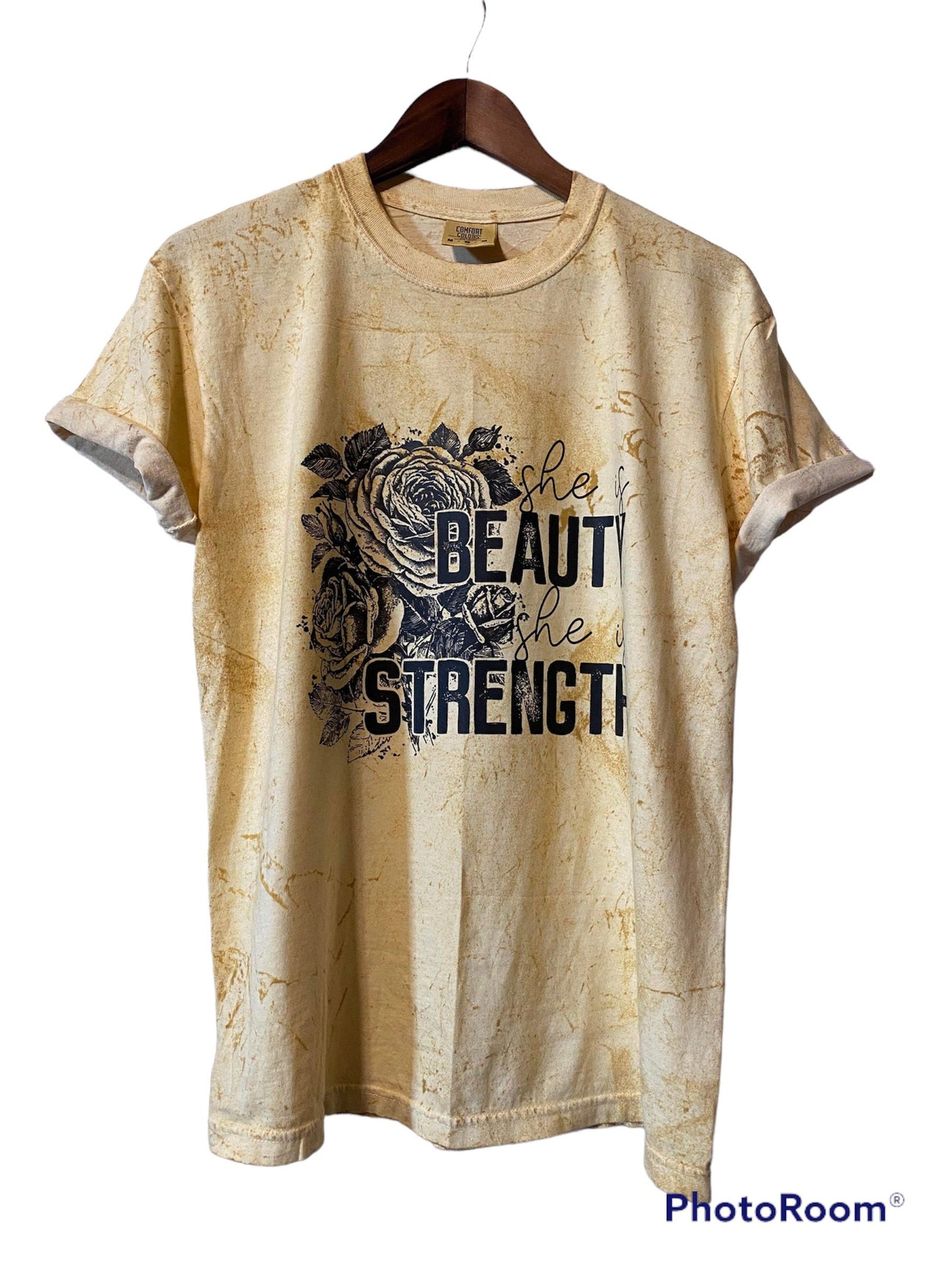 She Is Beauty She Is Strength Tie Dye T Shirt